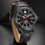 NAVIFORCE  Men's Sport Quartz Calendar Watch Leather Waterproof Clock Casual Business Luminous Wrist Watch