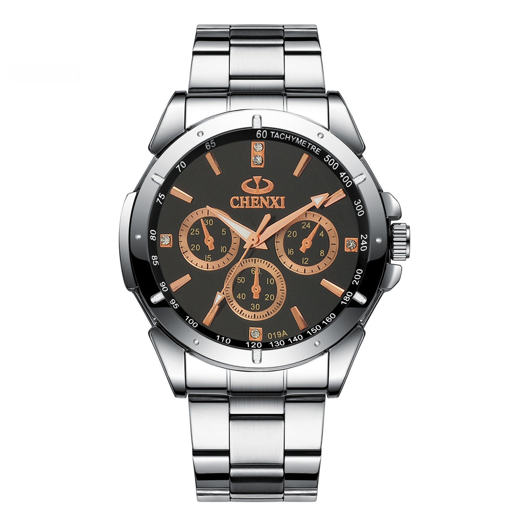 CHENXI Couple Watches Gift Lover Watches Fashion Women Stainless Steel Waterproof Quartz Wrist Watch