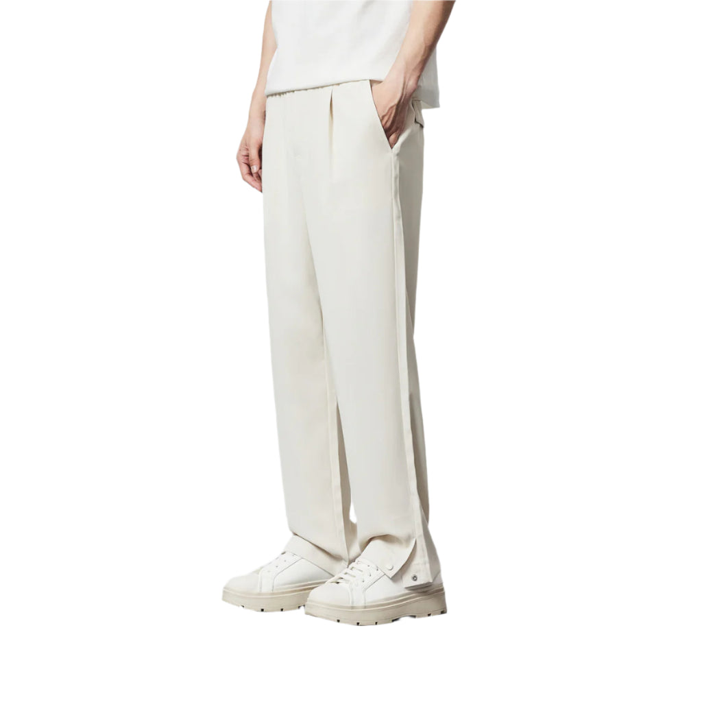 Fashion Elastic Waist Drawstring Straight Men's Casual Pants