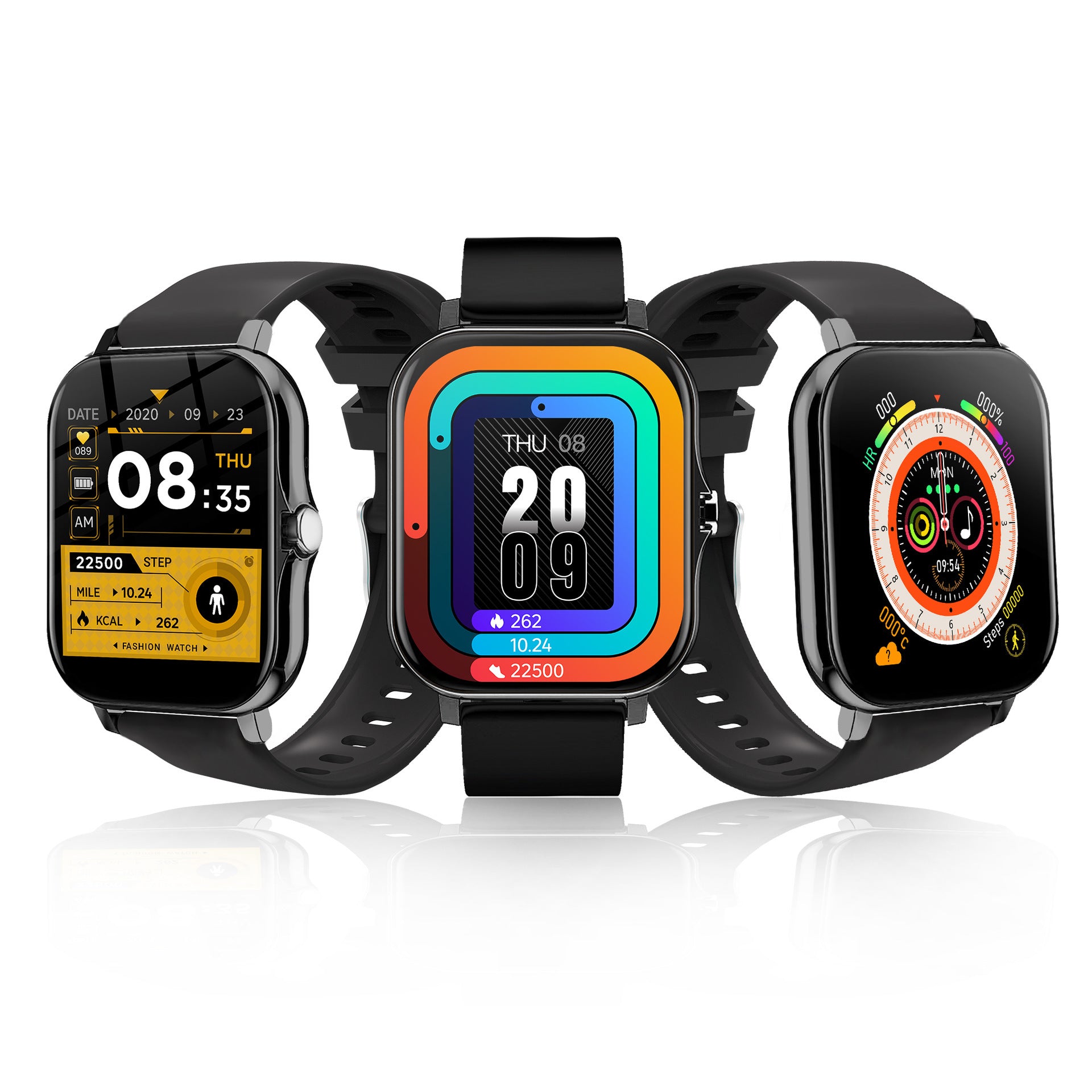 Y13 Smart Watch Fitness Track Bluetooth BT Call Smart Watches Smart Reminder Health Track Smart Watch voor iOS en Android