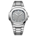 Women's Luxury Automatic Mechanical Watch Solid Steel Band Calendar Luminous Stainless Steel Mechanical Watch