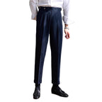 British Men Business Fashionable Men's Casual Pants