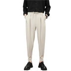 Men's Straight Drooping Fashion American Suit Pants