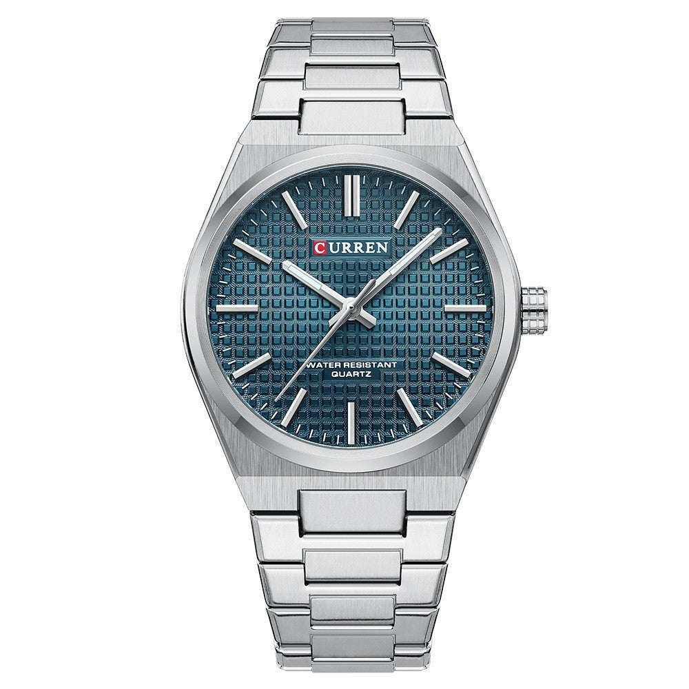 Men's Simplicity Grid Quartz Business  Men's Watch