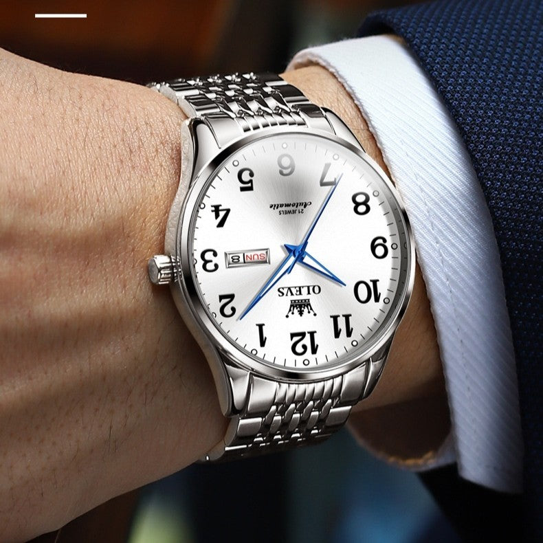 OLEVS Luxury Brand Men Automatic Mechanical Wrist Watch - Acquisti Online