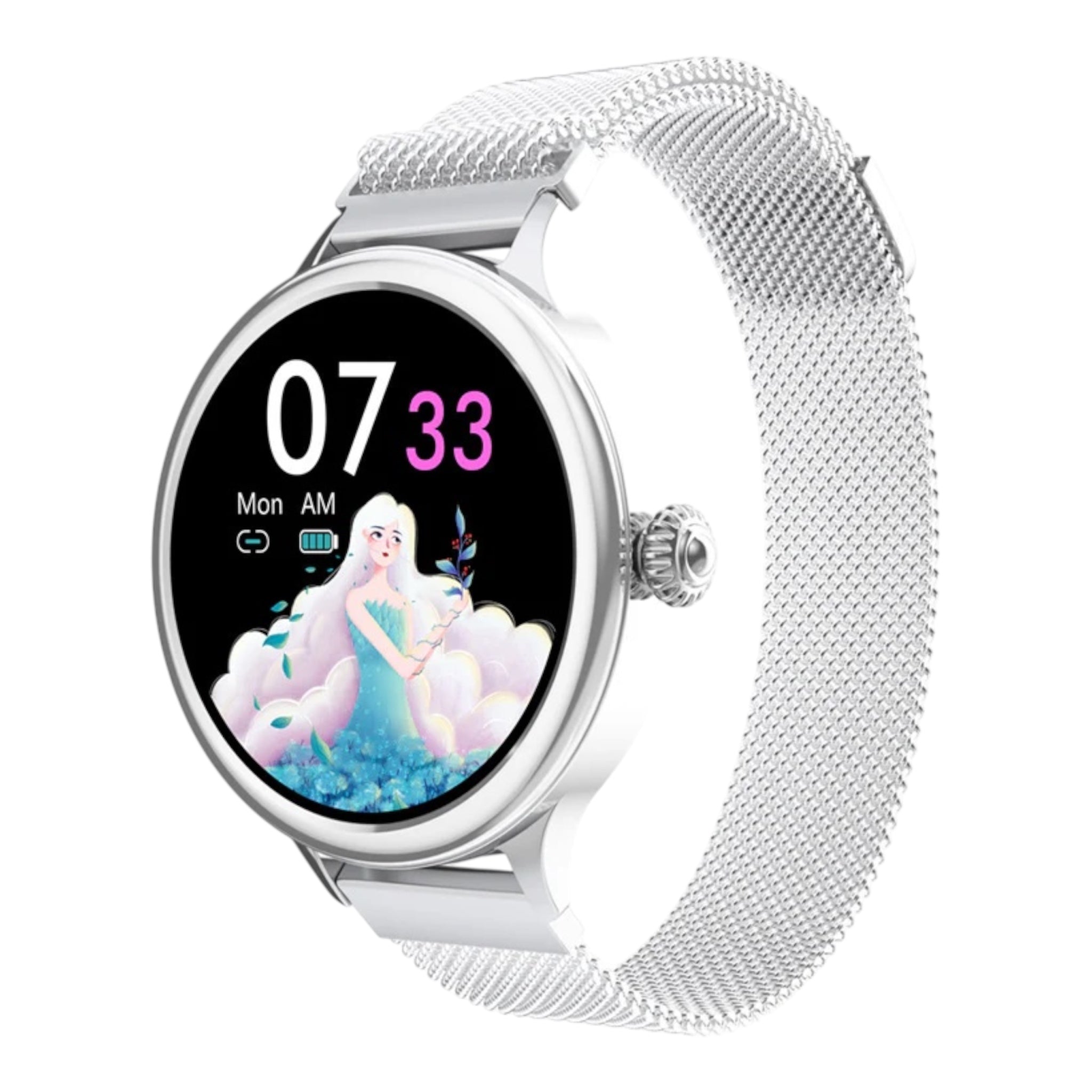 Women Smart Watch NX7 Bracelet AMLOED Display 1.1inch Screen BT Calling Women's Health Fitness Track Women Smartwatch