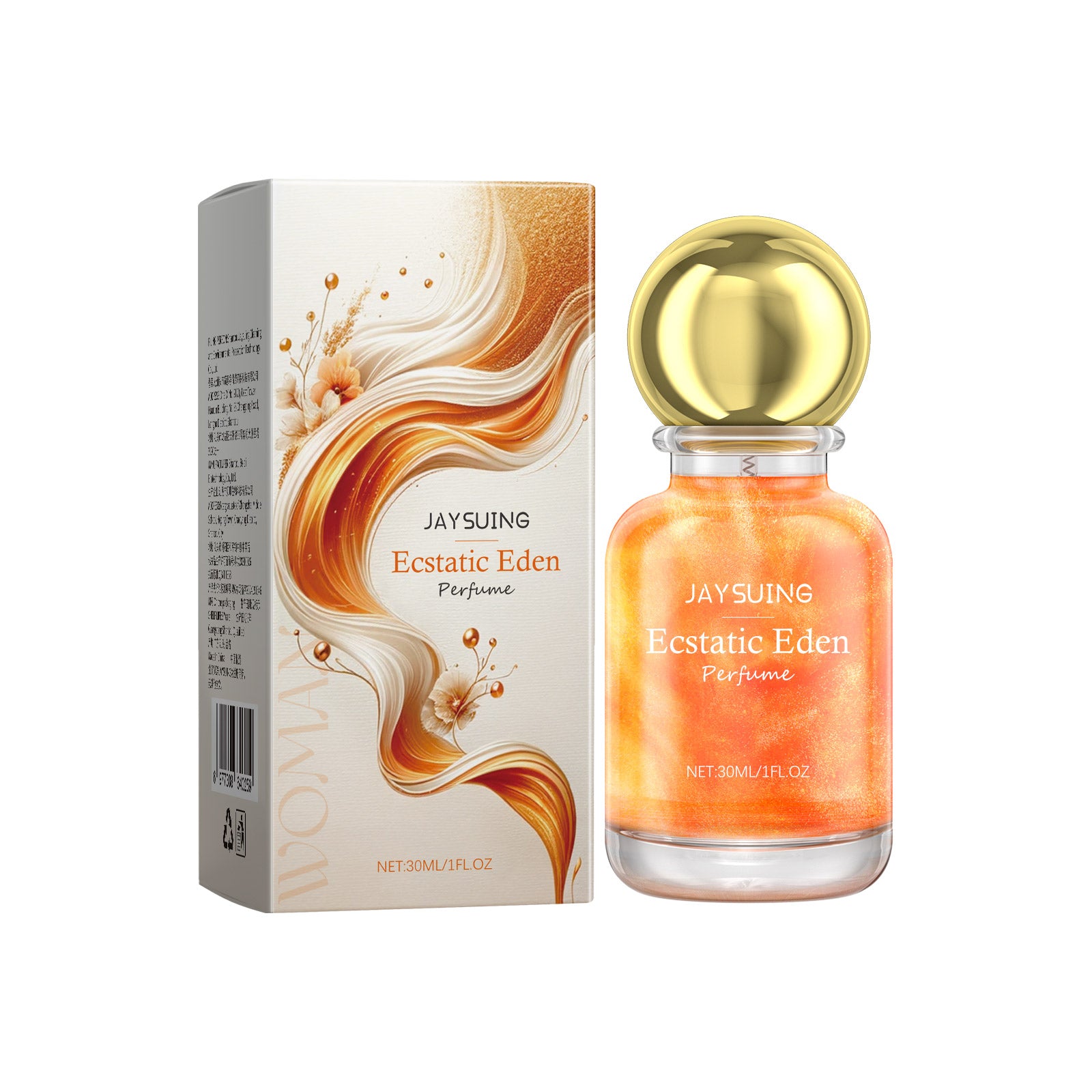Jaysuing Ecstatic Eden 30ml Women's Fresh Natural Charm Fragrance Water Liquid Perfume Long Lasting Fresh Perfume