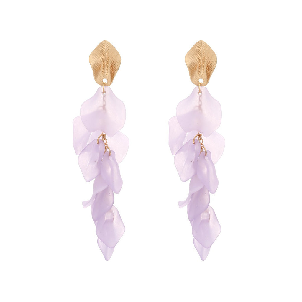 Tassel earrings exaggerate retro niche earrings for women