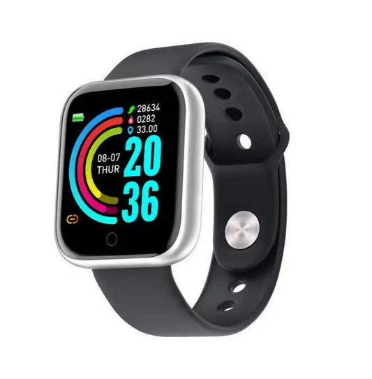 Y68 Smartwatch - Compact Design, Lightweight Construction, With Strapless Strap, Perfect For Everyday Wear