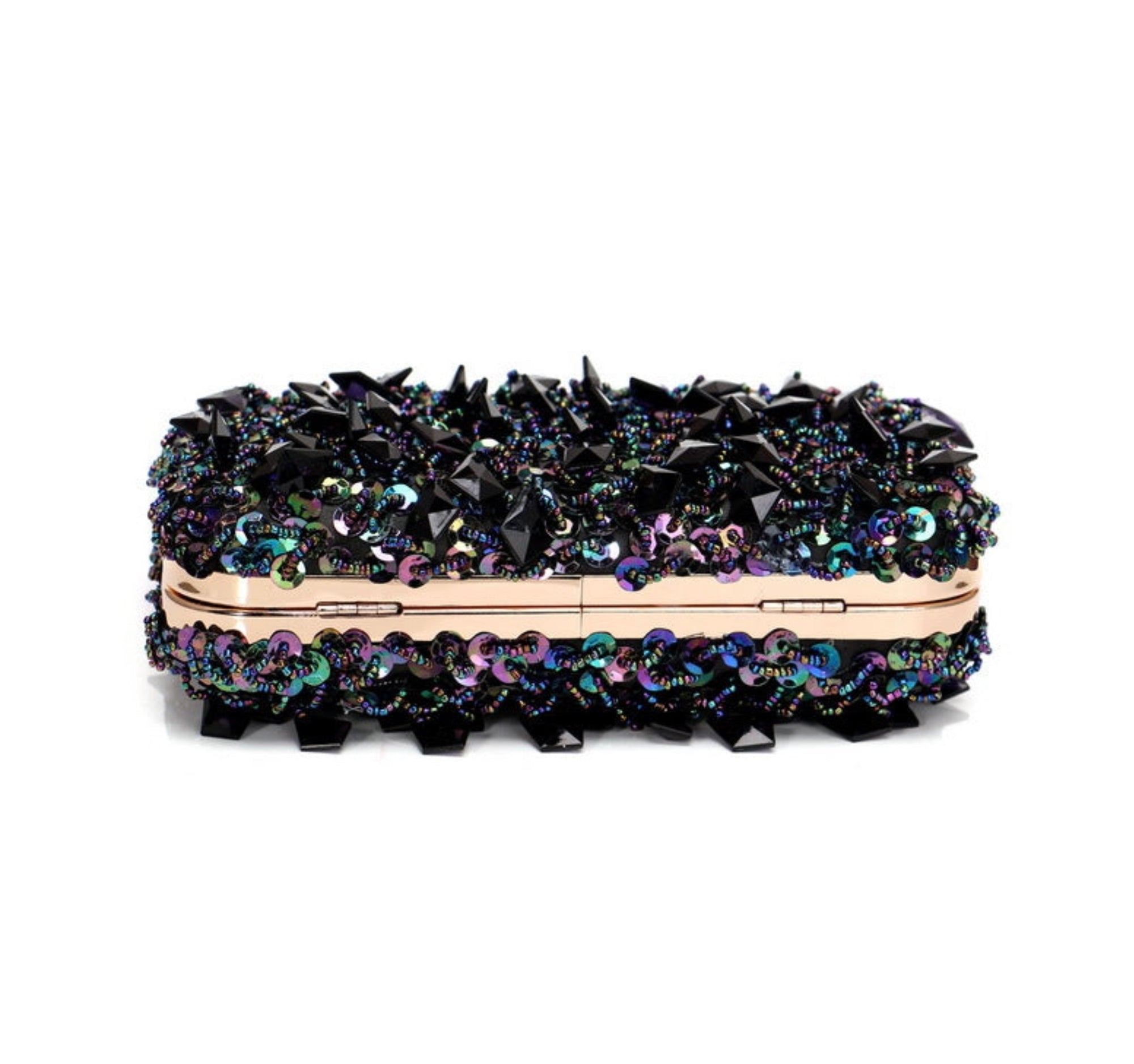 Women Luxury Handbag with Sequins Party Dinner Handbag Ladies Night Bag with Chain Women Banquet Clutch Bag