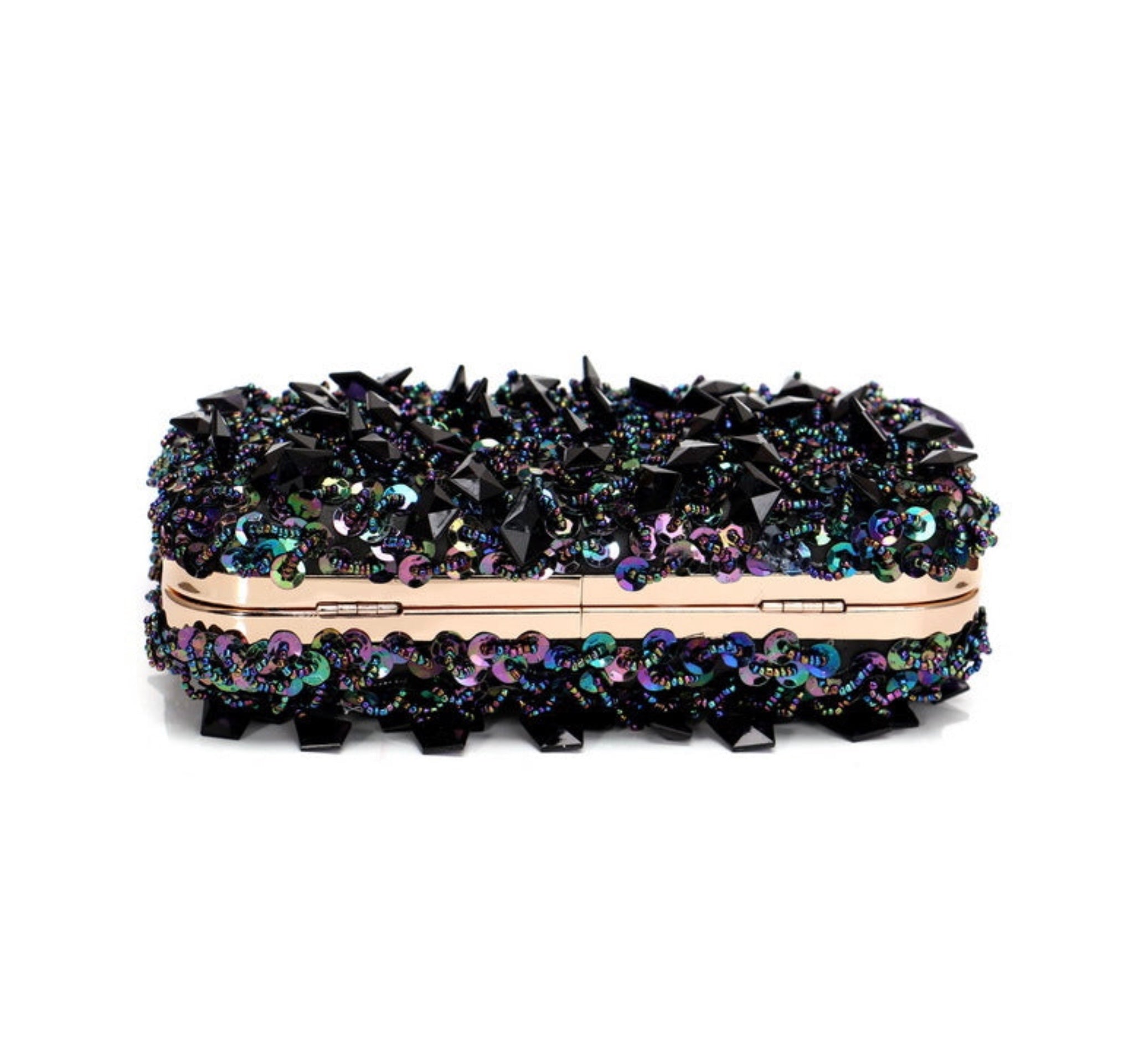 Women Luxury Handbag with Sequins Party Dinner Handbag Ladies Night Bag with Chain Women Banquet Clutch Bag