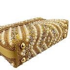 Water Diamond Underarm Handheld Bag with Inlaid Diamond Color Diamond Chain - Acquisti Online