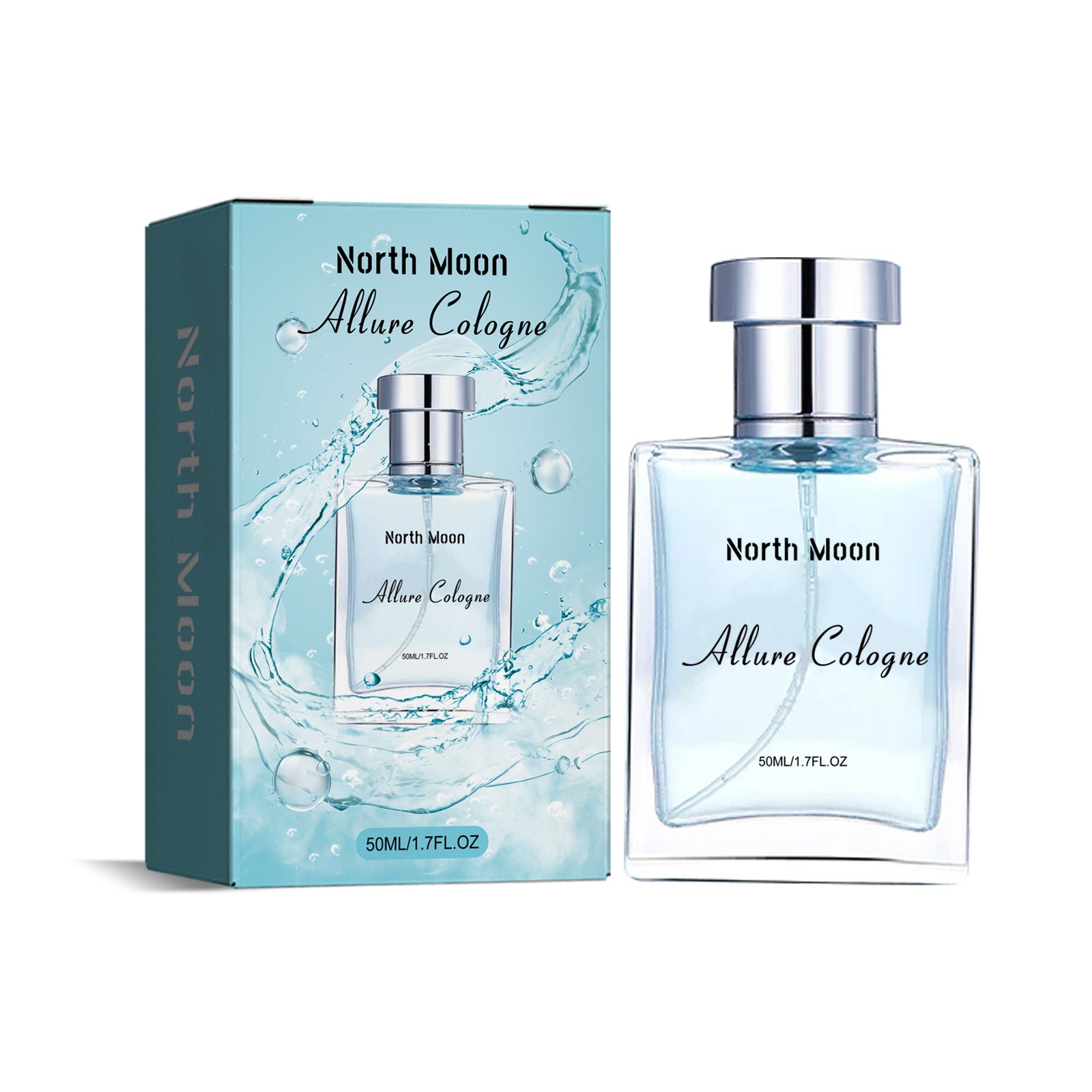 North Moon Allure Cologne 50ml Perfume Mild Fresh Light Fragrance Niche Natural Long Lasting Luxury Women's Perfume - Acquisti Online