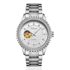 Fashionable Double Hollow Mechanical Watch Diamond High-end Men Mechanical Watch - Acquisti Online