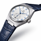 Orologio da uomo classico Benyar, movimento al quarzo automatico, orologio impermeabile con cinturino in pelle