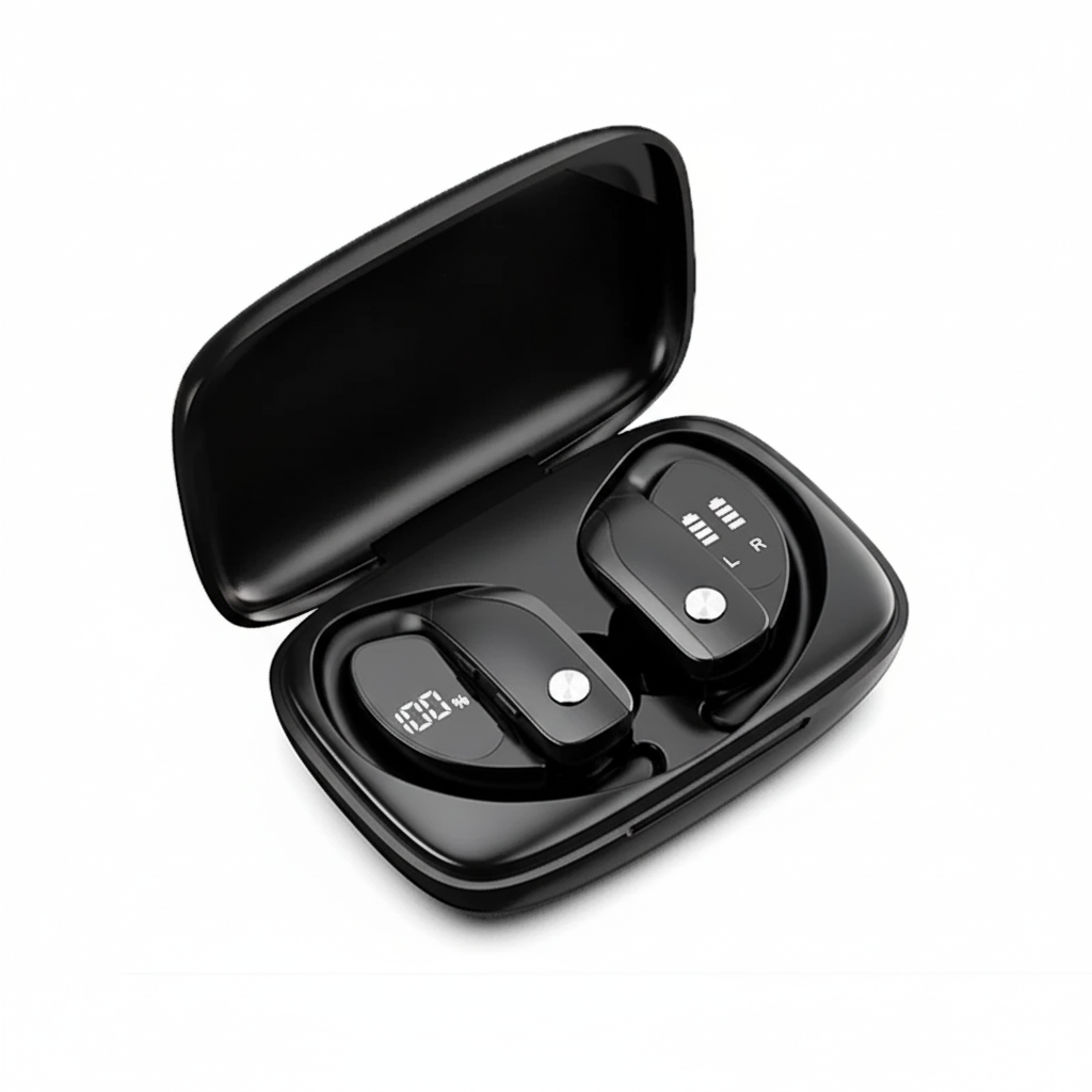 Bluetooth Earphone True Wireless Earbuds TWS Ear Hook Waterproof Headphones With Mic Wireless Earbuds Headphone