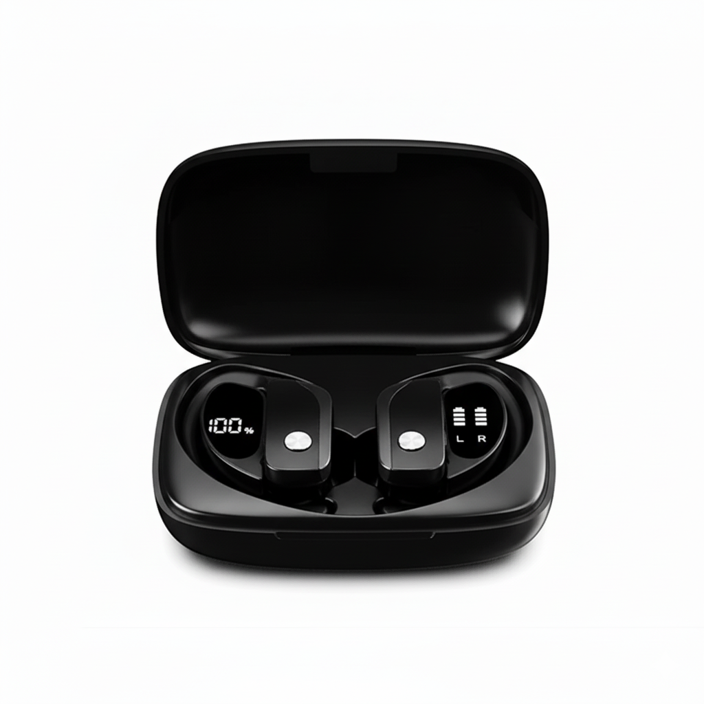 Bluetooth Earphone True Wireless Earbuds TWS Ear Hook Waterproof Headphones With Mic Wireless Earbuds Headphone