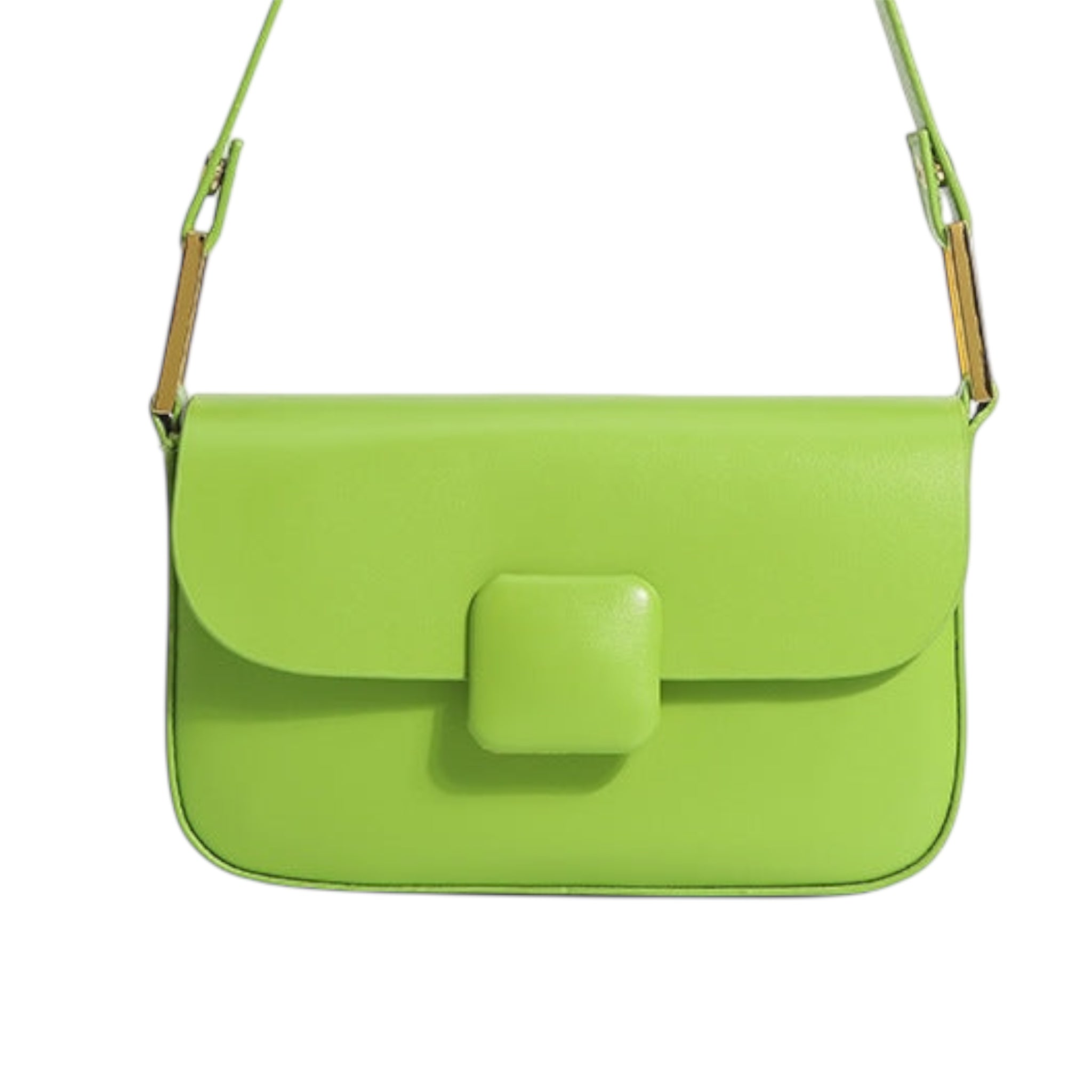 Modieuze schoudertas voor dames, originele leren crossbodytas, all-match messenger bag, kleine vierkante schoudertas voor dames