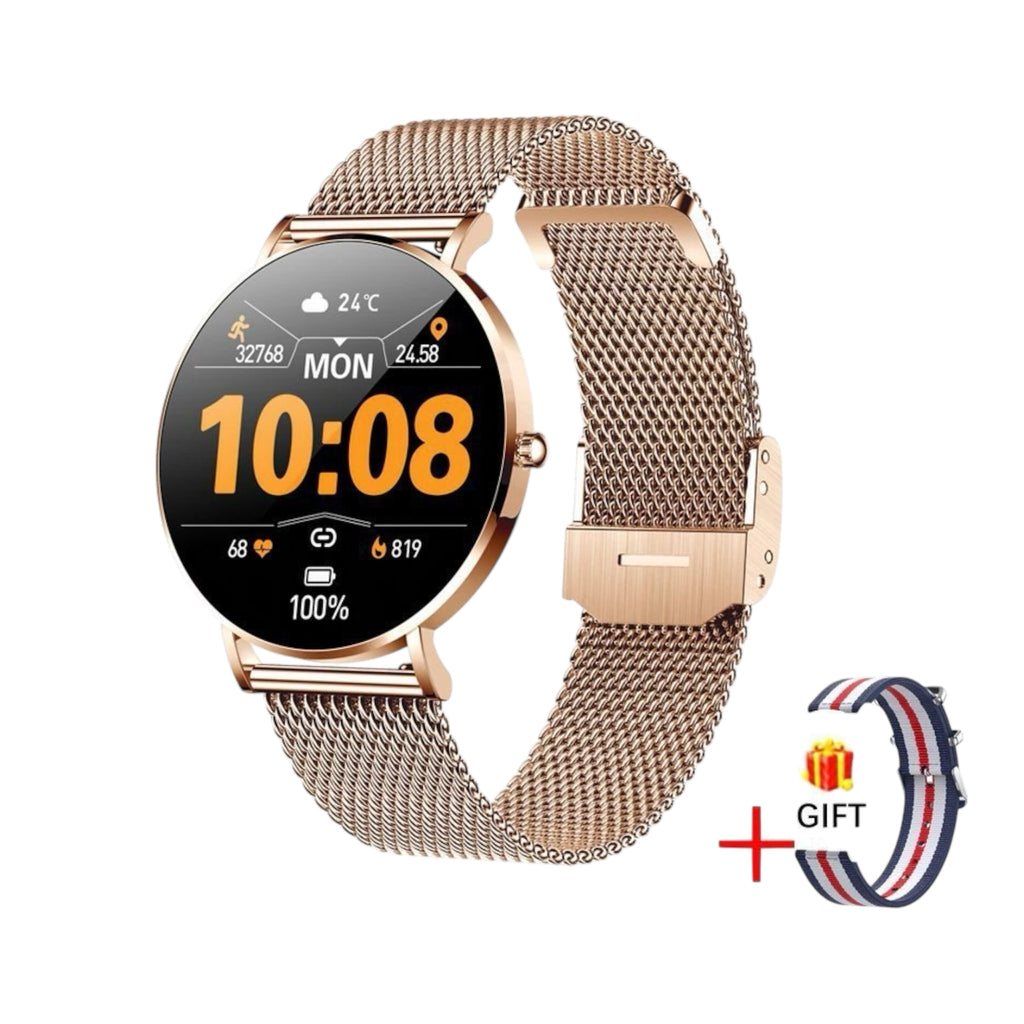 T8 Women's AMOLED Smart Watch Call Remind Ladies Physiologic Function Clock Sport Bracelet Health Track Waterproof Smartwatch