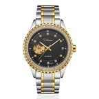 Fashionable Double Hollow Mechanical Watch Diamond High-end Men Mechanical Watch - Acquisti Online