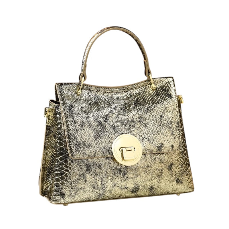 Women's Luxury Fashion Handbag Shoulder Crossbody Bag Original Leather Waterproof Large Capacity Women Handbag