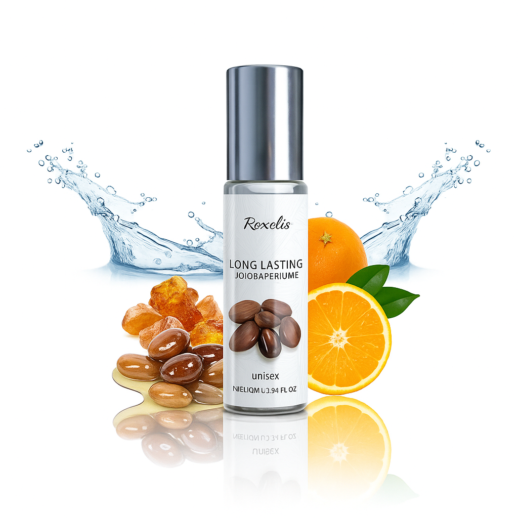 Roxelis Jojoba Perfume 10ml Rolling Ball Oil Perfume Cologne Lasting Fragrance Fresh Fragrance Light Elegant Perfume - Acquisti Online