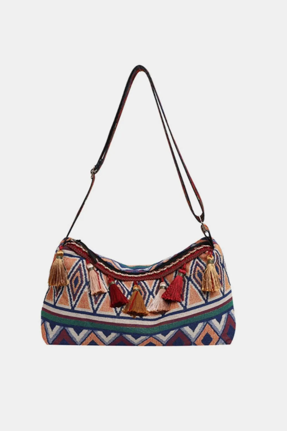 Women's Tassel Adjustable Strap Shoulder Bag