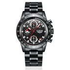 Explosief herenhorloge met sportkalender, waterdicht, multifunctioneel quartzhorloge