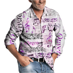 Fashion Printed Shirt Summer Menswear