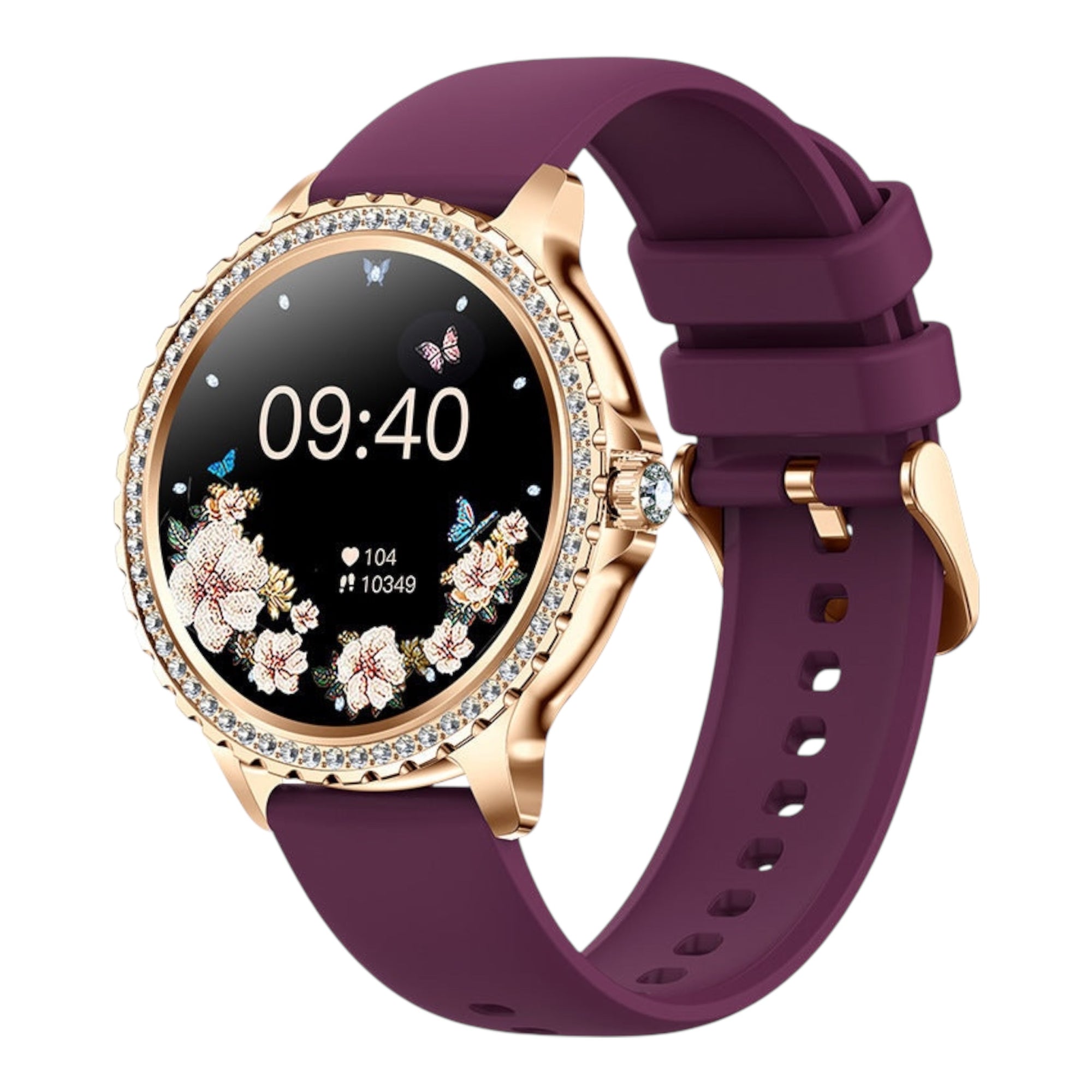 I58 Smartwatch Bluetooth BT-oproep Gezondheidstracker Bloedzuurstof Slimme herinnering Multisportmodus Rhinstone Crafted Smartwatch