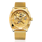 Men's Business Watches Automatic Mechanical Wristwatch with Steel Band Mechanical Watch Men Stainless Steel  30M Water Resistant Business Wristwatch