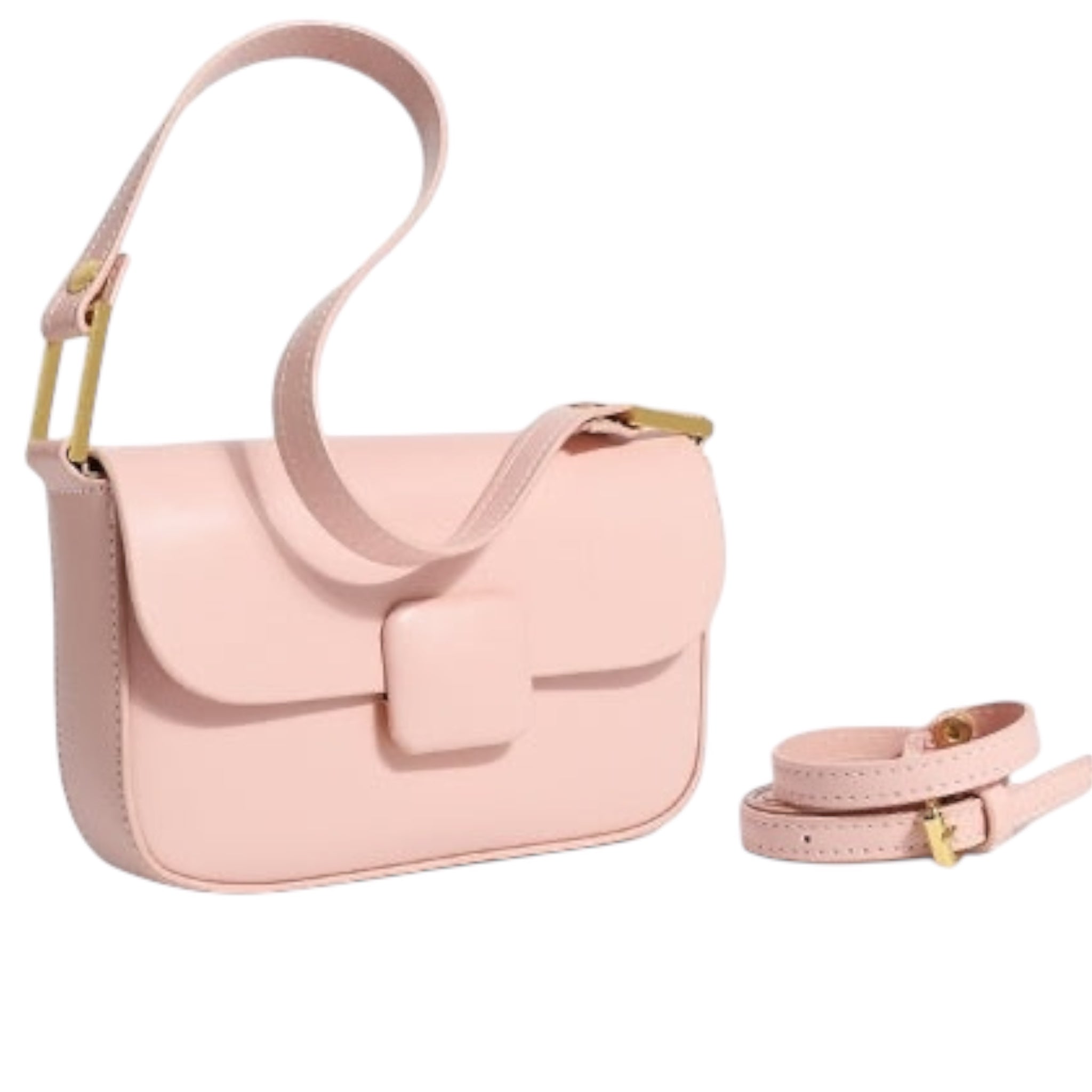 Modieuze schoudertas voor dames, originele leren crossbodytas, all-match messenger bag, kleine vierkante schoudertas voor dames