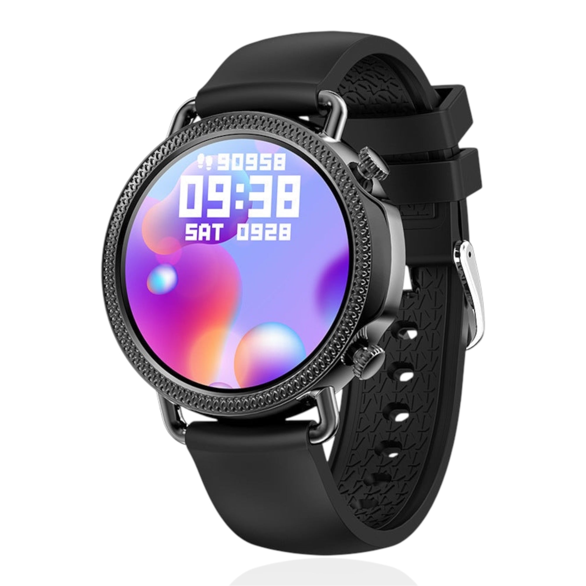 Orologio intelligente da donna Full Circle Full Touch Monitoraggio della salute del corpo Chiamata BT Smart Remainder Smartwatch da donna