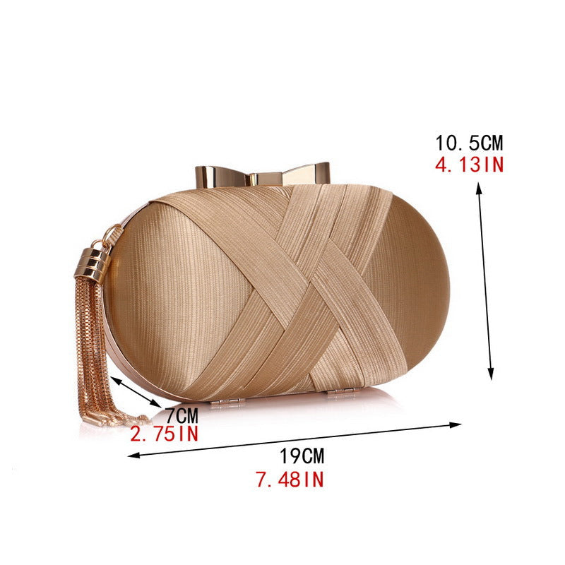 Women's Bag Banquet Handbag Clutch Bags Clutch Lady Bag Luxury Silk Evening Bag Fashion Women Party Wedding Purse