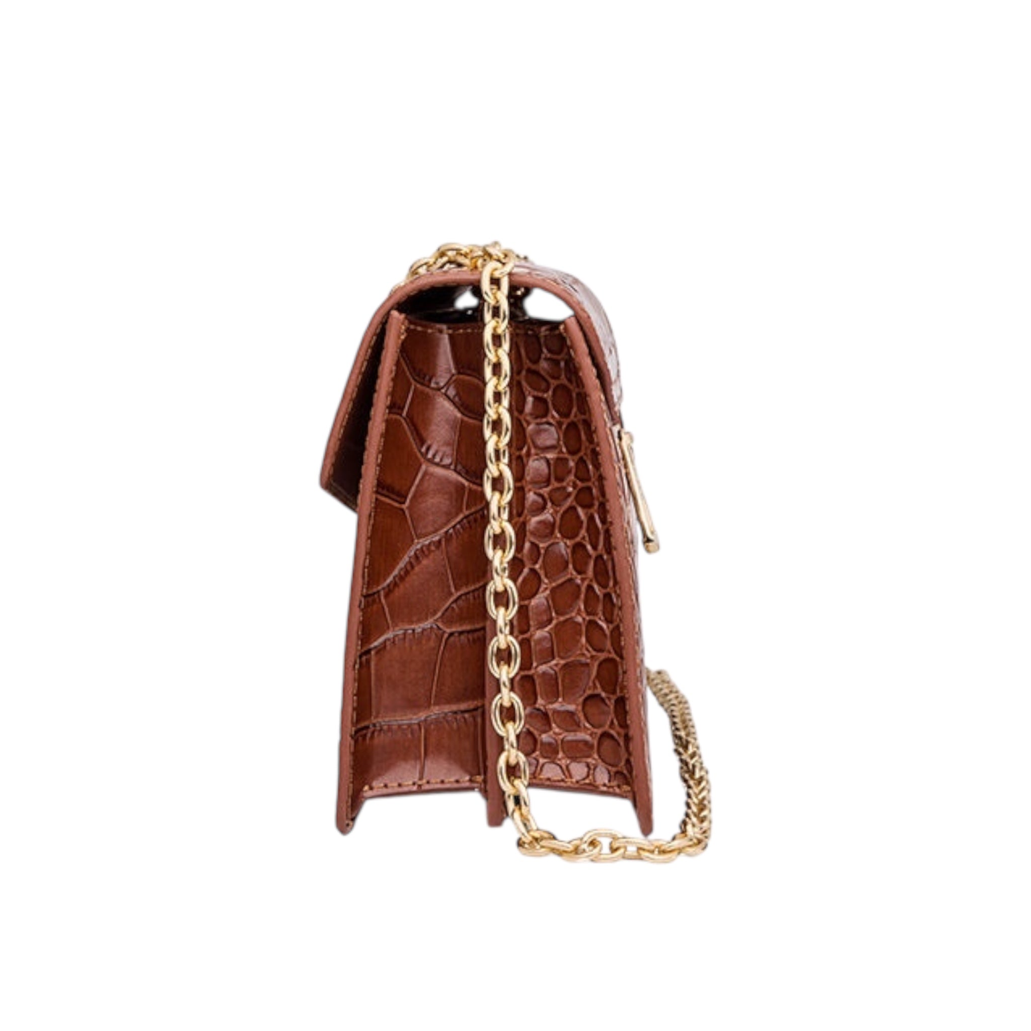 Damesmode High-end Trend Schoudertas Grote Capaciteit Originele Leren Schouderketting Strip Dames Crossbody Tas