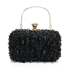 Women Luxury Handbag with Sequins Party Dinner Handbag Ladies Night Bag with Chain Women Banquet Clutch Bag