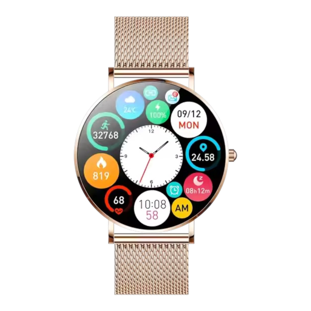 T8 Women's AMOLED Smart Watch Call Remind Ladies Physiologic Function Clock Sport Bracelet Health Track Waterproof Smartwatch