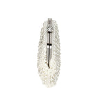 Women Evening Bags Embroidery Shell Flower Diamonds Prom Clutch With Handle Pearl Handbags Pearl Vintage Ladies Banquet Bag