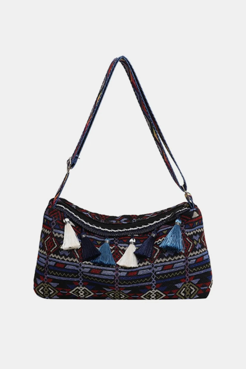 Women's Tassel Adjustable Strap Shoulder Bag