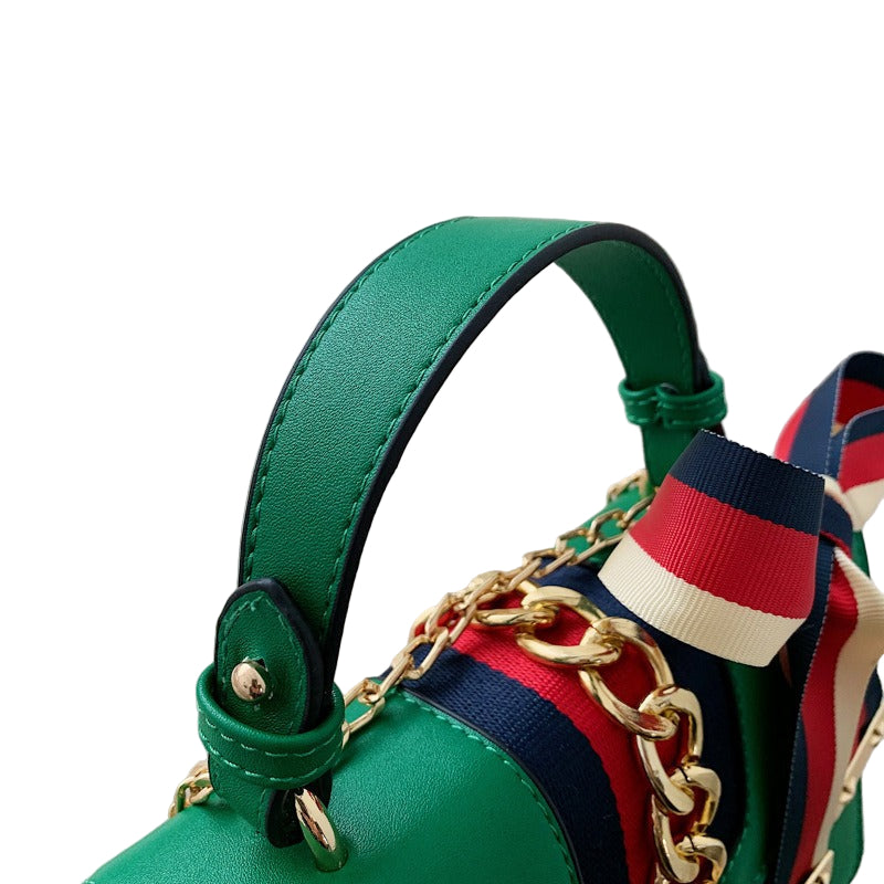Italian Women's handbag Shoulder Messenger Bags Elegant Female Small Square Bag Leather Bags Women Handbags