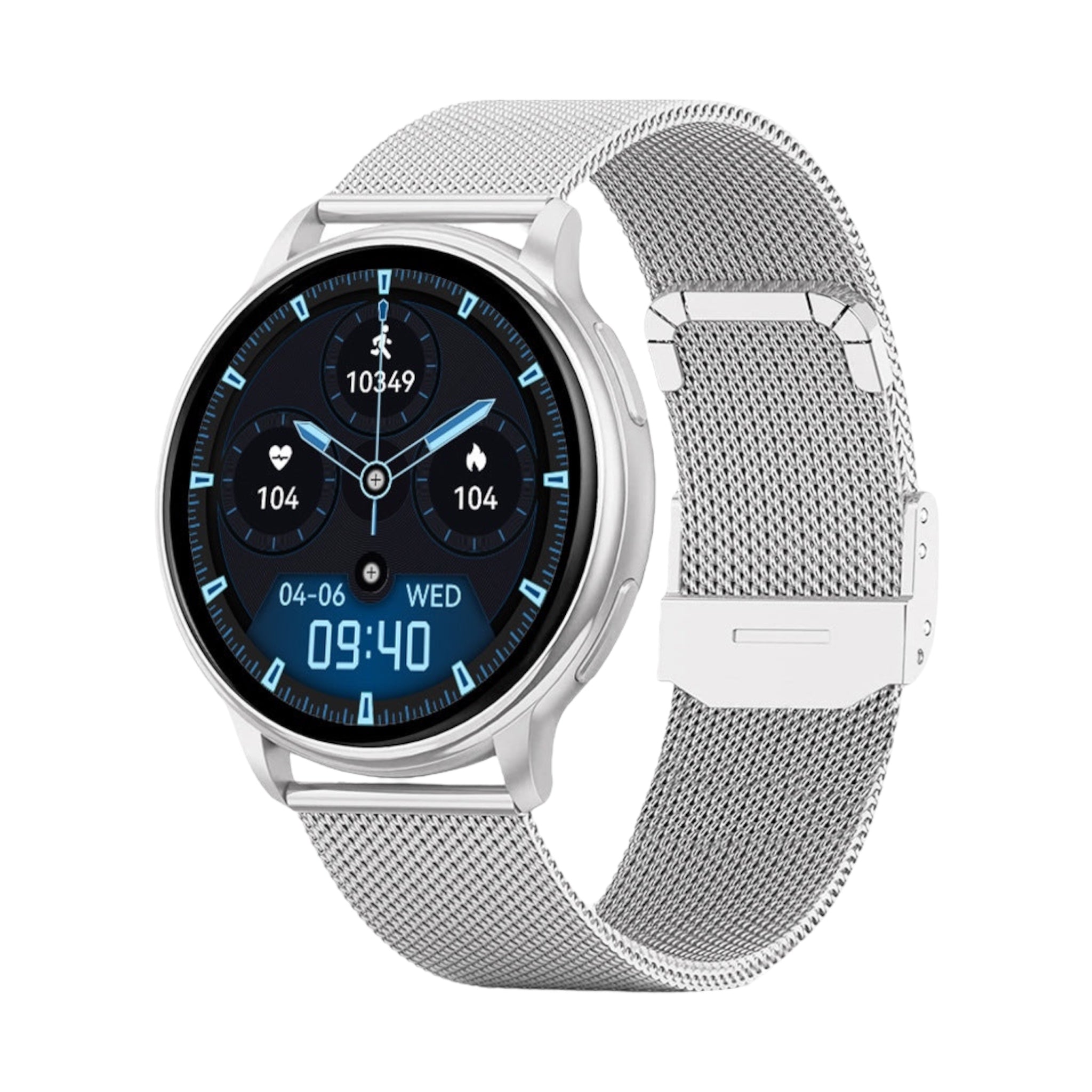 Smartwatch Bluetooth Chiamata BT Cardiofrequenzimetro Pressione Sanguigna Promemoria Intelligente Display di Alta Qualità Impermeabile Modalità Multifunzione Smartwatch