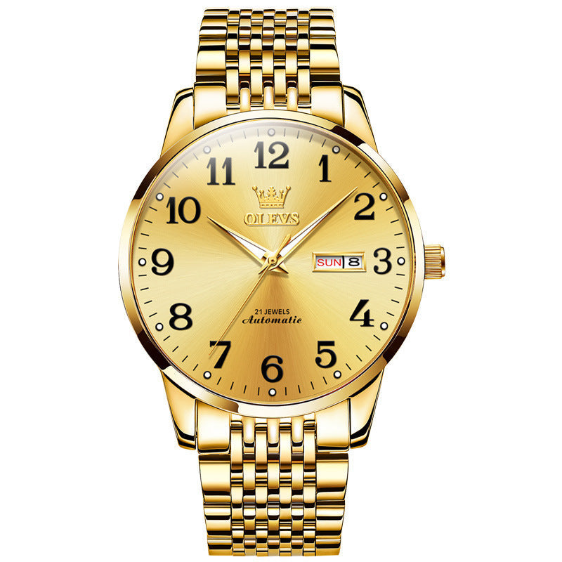 OLEVS Luxury Brand Men Automatic Mechanical Wrist Watch - Acquisti Online