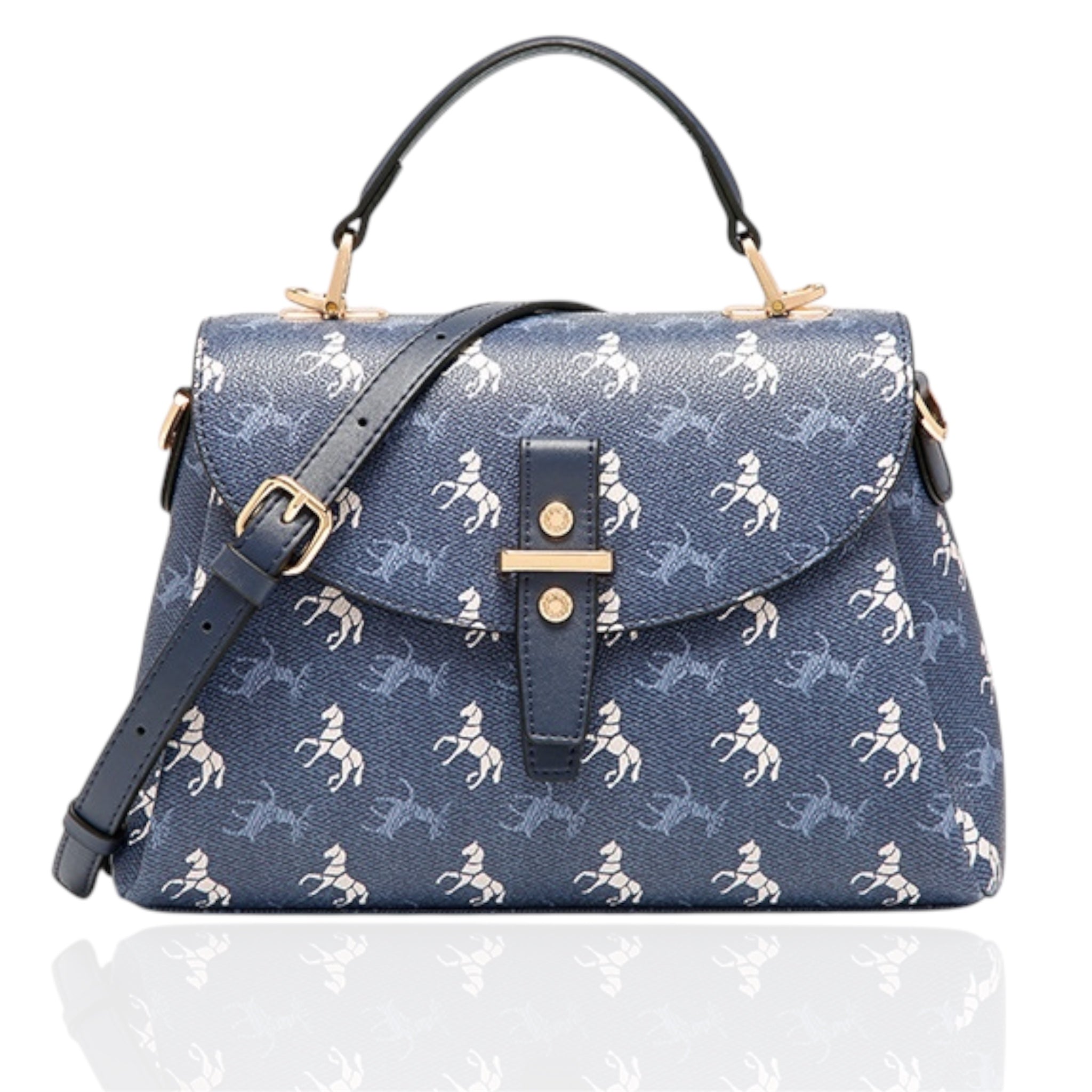 Modieuze schoudertas voor dames, hoogwaardige stof, ritsvak, crossbodytas met magnetische gesp, dameshandtas