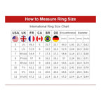 Women Luxury Ring Multi-Row Moissanite Diamond Ring White Gold Plated S925 Sterling Silver Engagement Ring