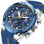 CHEETAH Men's Chronograph Watch Outdoor Waterproof Military Tactical Style Quartz Sports Watch