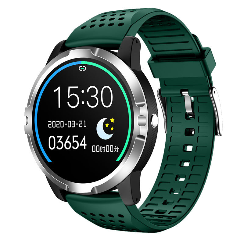 Go3 Smart Armband Rond Scherm ECG Hartslag Bloeddruk Oximeter Stappen Bluetooth Waterdicht Sporthorloge