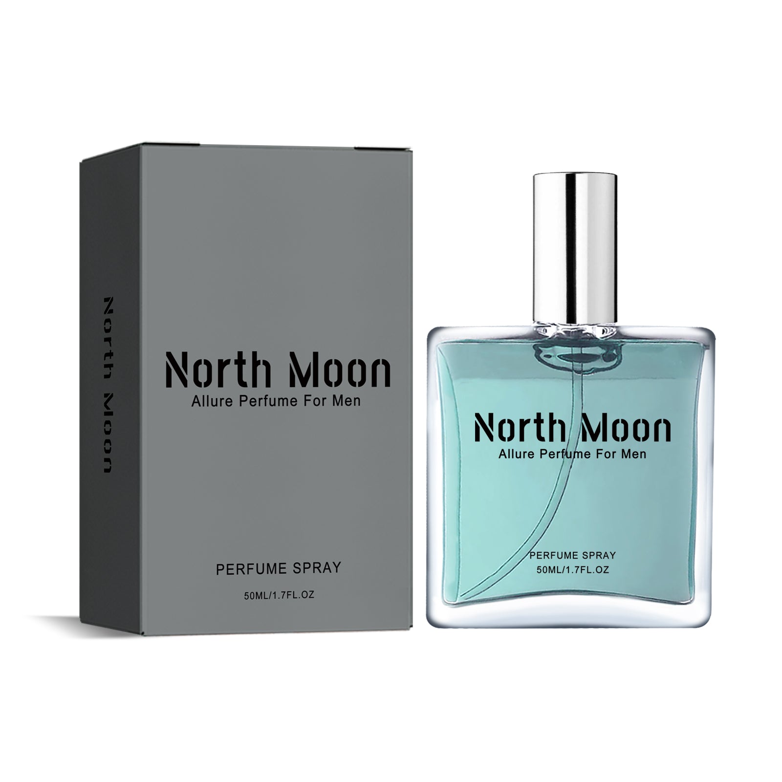 North Moon Men's Allure Perfumes 50ml Eau De Natural Fresh Long Lasting Light Fragrance Men's Niche Perfume - Acquisti Online