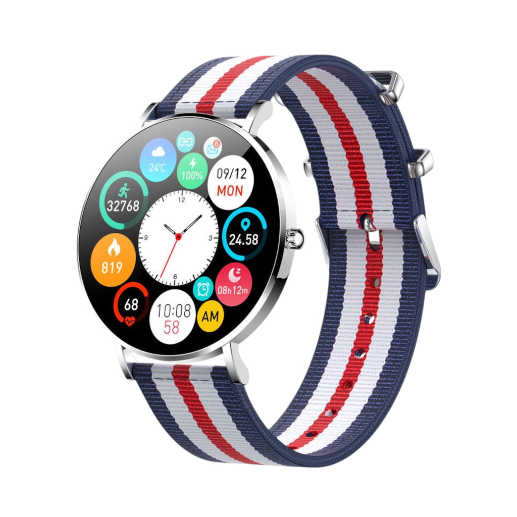 T8 Women's AMOLED Smart Watch Call Remind Ladies Physiologic Function Clock Sport Bracelet Health Track Waterproof Smartwatch