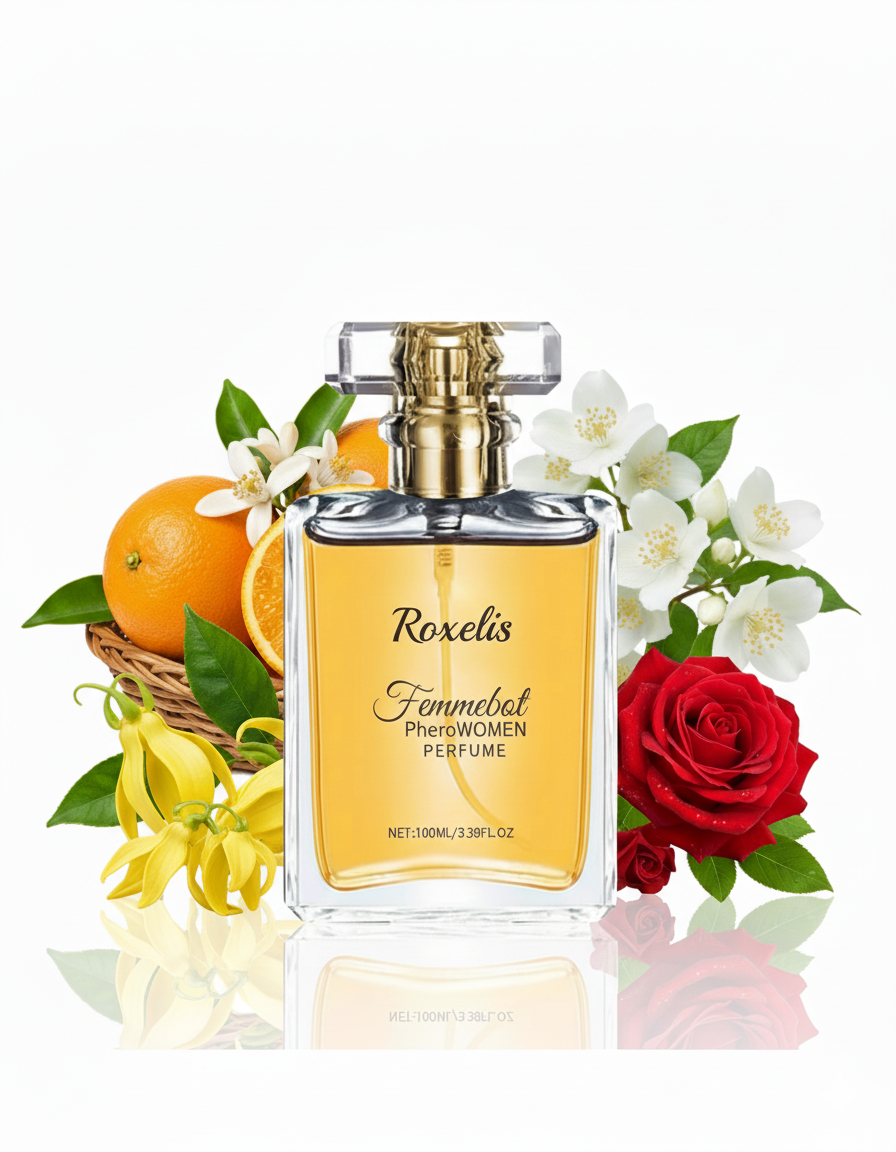 Women's Roxelis Femmebot Pherowomen Perfume 100ml Light Elegant Exudes Fresh Niche Women's Charm Perfume - Acquisti Online