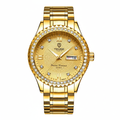 TEVISE Dames Luxe Rhinstone Handgemaakt Automatisch Mechanisch Horloge Waterdicht Roestvrij Staal Lichtgevend Horloge